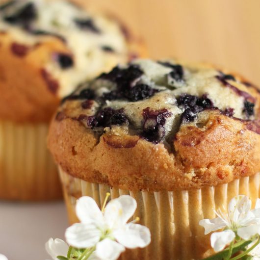 Blueberry Muffins With Almond Flour and Yogurt